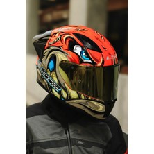 Ls2 Rapıd 2 Race Spox Kırmızı-Gri Kask