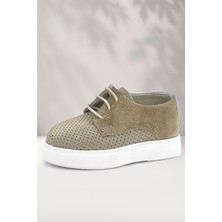 Rakerplus Hakiki Deri Vizon Lastikli Erkek Çocuk Günlük Ayakkabı