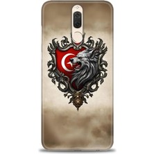 Kılıf Evreni Huawei Mate 10 Lite Kılıf Hd Baskılı Kılıf + Seramik Tam Kaplayan Ekran Koruyucu 461
