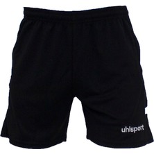Uhlsport Energy Erkek Kamp Şort Regular Fit Çizgili Desen İpli Bel Özellikli Siyah