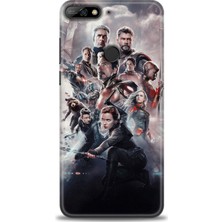 Kılıf Evreni Huawei Y7 2018 Uyumlu A+ Plus Kılıf + SERAMİK KIRILMAZ EKRAN KORUYUCU 99