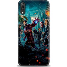 Kılıf Evreni Huawei Y7 Prime 2019 Uyumlu A+ Plus Kılıf + SERAMİK KIRILMAZ EKRAN KORUYUCU 100