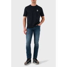 Emporio Armani Streç Pamuklu Slim Fit Normal Bel Düz Paça Jeans Erkek Kot Pantolon EM000121 AF14121 MB002