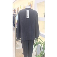 Misswhence 37019 Ipek Kısa Tunik Siyah