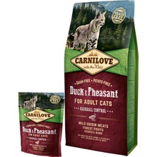 Ördekli & Sülünlü Tahılsız Kuru Kedi Maması ( Tüy Yumağı Önleyici ) 2 kg