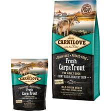 Balıklı Tahılsız Yetişkin Köpek Kuru Maması (Parlak Tüyler & Sağlıklı Cilt ) 1,5 kg