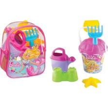 Barbie Resimli Sırt Çantalı Kova Plaj Set