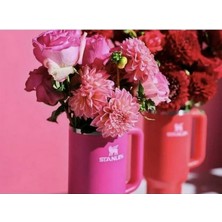 Stanley  Quencher Pipetli Termos Bardak 1.18 Lt Pink Dust