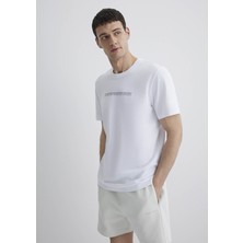 Mavi Mavi Black Baskılı Beyaz Tişört 0612647-620