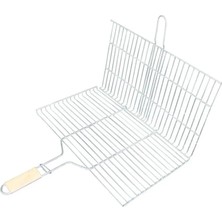 Yüksek Kalite 50X30 cm Kalın Paslanmaz Tel Izgara Et Izgarası Mangal Teli