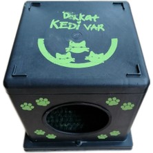 Kedi Evi Dış Ortam Yağmura Soğuğa Dayanıklı