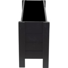 Faev Ahşap Dış Mekan Saksısı Dekoratif Saksı Büyük Boy Hazır Kurulu 100CM x 30CM Yükseklik 50CM