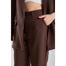 Kahverengi Premium Kumaş Yelek Pantolon Takım Elbise