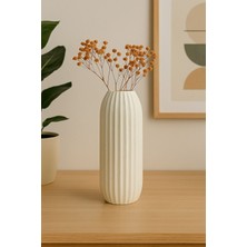 Lysa Granit Dokulu Modern Dekoratif Vazo Minimalist ve Doğal Görünüm