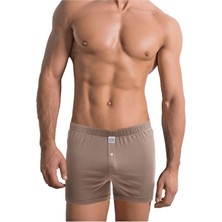 The Don Jersey Penye-Örme Erkek Boxer Kahverengi