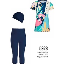 Adasea 5928 Rylee Çocuk Kısa Kol Tesettür Mayo