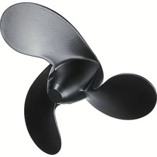 1 Adet Pervane 7.4 x 5.7 Deniz Pervanesi Alüminyum Alaşımlı Nissan Tohatsu Evinrude Johnson 2.2-3.3hp R Dönüş Siyah 3 Bıçaklı