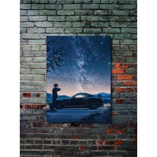 Supra - Toyota - Eşsiz Tasarım Otomobil Posterleri, Özel Tasarım Kağıt Poster