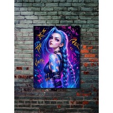 Jinx - L.o.l. -  Oyun Posterleri, Özel Tasarım Kağıt Poster