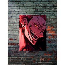 Ryomen Sukuna - Jujutsu Kaisen, Anime - Manga Serisi, Özel Tasarım Kağıt Poster, Duvar Sanatı