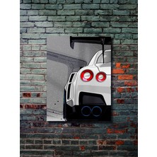 Nissan Skyline GTR35, Eşsiz Tasarım Otomobil Posterleri, Özel Tasarım Kağıt Poster