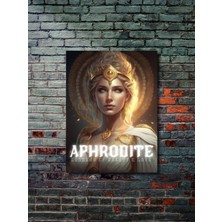 Aphrodite - Eşsiz Tasarım Yunan Tanrıları, Mitoloji, Karakter Posterleri, Özel Tasarım Kağıt Poster,