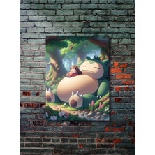 Snorlax - Pokemon - Anime & Manga Posterleri, Özel Tasarım Kağıt Poster