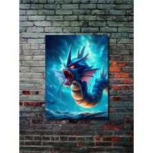 Gyarados - Pokemon - Anime & Manga Posterleri, Özel Tasarım Kağıt Poster