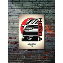Accord Vıı - Honda - Eşsiz Tasarım Motosiklet Posterleri, Özel Tasarım Kağıt Poster
