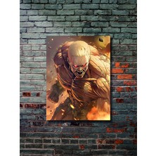 Reiner - Attack On Titan - Anime & Manga Posterleri, Özel Tasarım Kağıt Poster, Duvar Sanatı