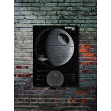 Death Star - Star Wars - Gemi Şemaları - Film & Dizi Posterleri, Özel Tasarım Kağıt Poster