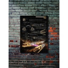 Anakin Podracer - Star Wars - Gemi Şemaları - Film & Dizi Posterleri, Özel Tasarım Kağıt Poster