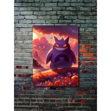 Gengar - Pokemon - Anime & Manga Posterleri, Özel Tasarım Kağıt Poster