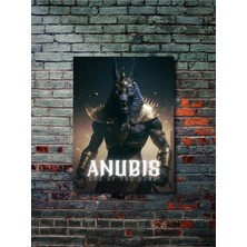 Anubis - Eşsiz Tasarım Mısır Tanrıları, Mitoloji, Karakter Posterleri, Özel Tasarım Kağıt Poster,