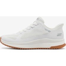 Skechers Bobs Squad 4 - Staple Look Kadın Beyaz Spor Ayakkabı 117624 Wht