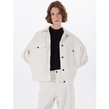 Hugo Ekru Kadın Denim Ceket 50535349