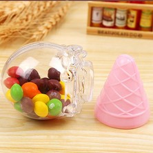 12 Adet 6X11CM Dondurma Külah Plastik Kutu