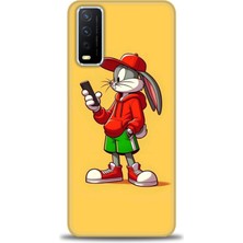 Kılıf Evreni Vivo Y20 Kılıf Hd Baskılı Kılıf + Seramik Tam Kaplayan Ekran Koruyucu 401