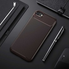 Spia Apple iPhone 6 / 6s Kılıf Kahverengi Karbon Silikon Orijinal Esnek Ince Geliştirilmiş Dayanıklı Darbe Karşıtı Koruyucu Yeni Nesil Tasarım (Apple iPhone 6 / 6s, Kahverengi)