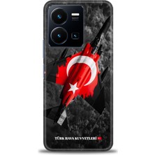Kılıf Evreni Vivo Y22S Kılıf Hd Baskılı Kılıf + Seramik Tam Kaplayan Ekran Koruyucu 37