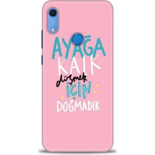 Huawei Y6S Kılıf Hd Baskılı Kılıf + Seramik Tam Kaplayan Ekran Koruyucu 161