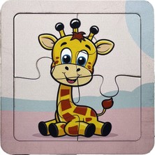 Ahşap 4 Parçalı 3 Set Çocuk Puzzle Set2