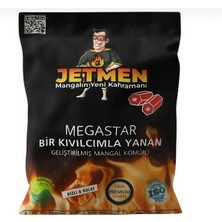 Jetmen Megastar Tek Kıvılcımla Yanan Mangal Kömürü 24 kg
