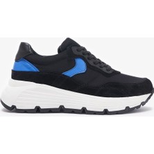 Louis Cardy Lilac Siyah Hakiki Deri Kadın Sneakers