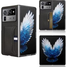 Microcase Tecno Phantom V Fold2 Kartlıklı Deri Kaplama KILIF-AL5120