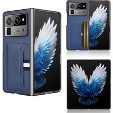 Microcase Tecno Phantom V Fold2 Kartlıklı Deri Kaplama KILIF-AL5120