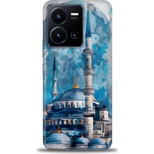 Kılıf Evreni Vivo Y35 Kılıf Hd Baskılı Kılıf + Seramik Tam Kaplayan Ekran Koruyucu 228