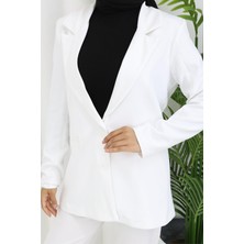 Kadın Ceket Beyaz 6146