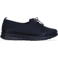 Ayakcenter A1029 Siyah Ayzen Kadın Babet