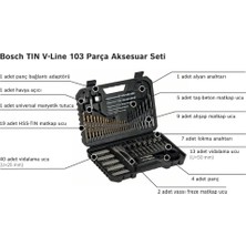 Bosch Matkap Ucu Seti Vidalama Ucu Seti + Dekupaj Testere Ucu Seti